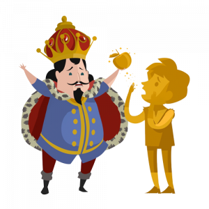 El toque de oro